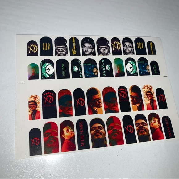 The Weeknd nail decals - Picture 1 of 6